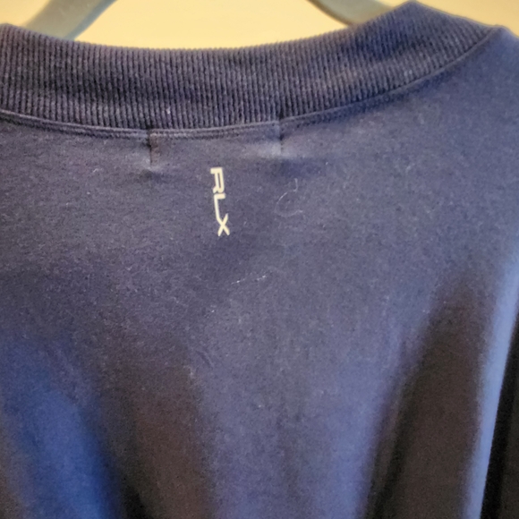 RLX Ralph Lauren V-Neck Sweater – Blue Relaxed Fit NWT - Picture 8 of 12